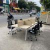 Cụm bàn làm việc 6 chỗ ngồi thanh lý cblv1