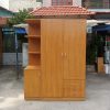 Tủ quần áo gỗ sồi 1m6 thanh lý