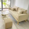 Bộ bàn ghế sofa bọc vải cao cấp thanh lý