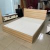 giường ngủ mdf 1m6 có hộc tủ