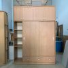 tủ quần áo 2 cánh cửa lùa kèm kệ