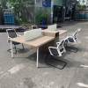 Bàn nhân viên 4 chỗ ngồi có hộc tủ