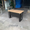 Bàn trưởng phòng chân sắt nhập khẩu 1m2