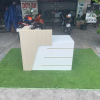 quầy lễ tân 1m2 phối viền vàng