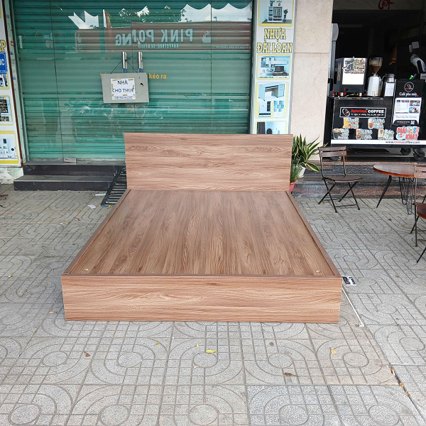 giường ngủ gỗ mdf 1m6 như mới